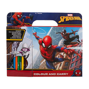 Spiderman Colour and Carry Activity Set