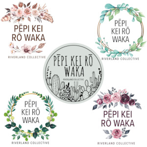 Riverland Collective pēpi kei rō waka Decal