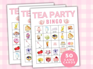 Tea Party Bingo