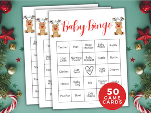 Christmas Baby Bingo