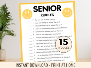 Senior: Senior Riddles