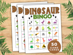 Dinosaur Bingo