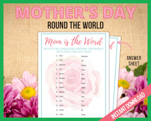 Mom Around the World Game