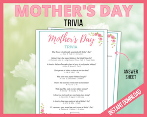 Mothers Day Trivia