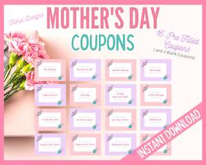 Mother’s Day Coupons - Floral