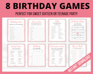 Girls Birthday Games