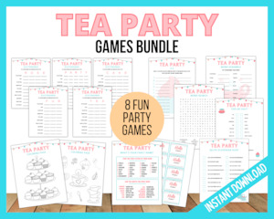 Tea Party Games Bundle