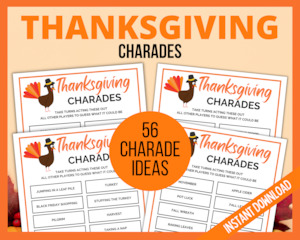 Thanksgiving Charades