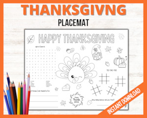 Thanksgiving Placemat