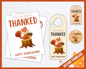 You've been Thanked - Squirrel