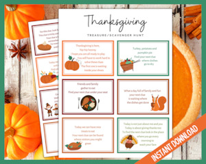 Thanksgiving Scavenger Hunt