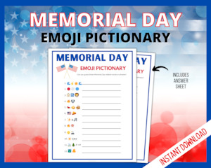 Memorial Day Emoji Game