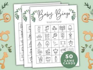 Baby Shower: Baby Bingo