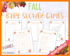 Fall Baby Shower Games