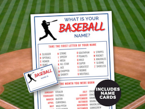 What is Your Baseball Name?