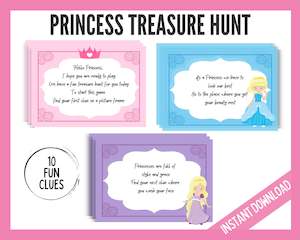 Princess Birthday Treasure Hunt