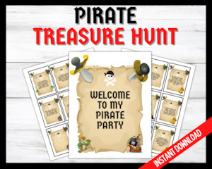 Pirate Treasure Hunt Clues