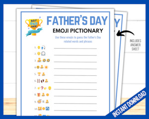 Father's Day Emoji Pictionary