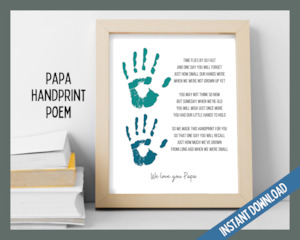 Grandad/Grandpa/Papa Handprint Poem