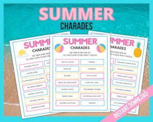 Seasonal: Summer Charades