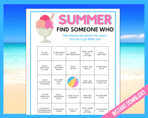 Summer Find Someone Who