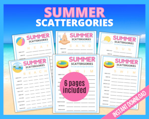 Seasonal: Summer Scattergories