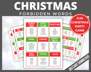 Christmas Forbidden Words