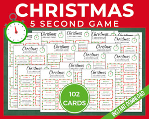 Christmas: Christmas 5 Second Game