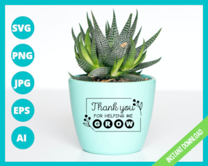 Thank you for helping me grow SVG