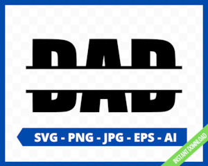 DAD Split Frame SVG