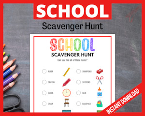 School Scavenger Hunt