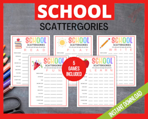 School Scattergories