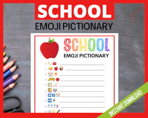 School Emoji Pictionary