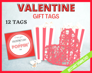 Valentines Poppin Tag