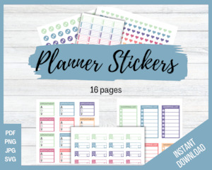 Colorful Planner Stickers