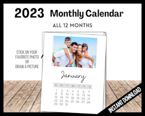 Monthly Calendar 2023