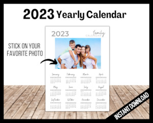 Yearly Calendar 2023