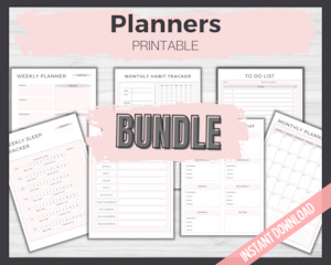 Planners And Calendars: Planner Bundle