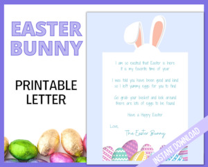 Easter Bunny Letter