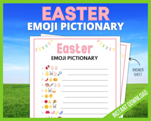 Easter Emoji Pictionary