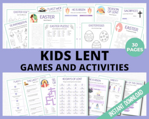 Kids Lent Games and Activities