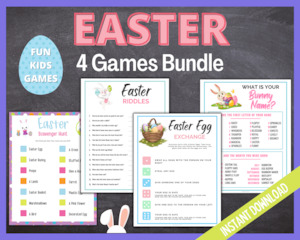 Kids Easter Games Bundle