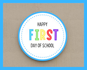 Happy first day of School Tag