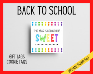 Back to School Tag - Sweet