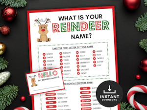 What is your Reindeer Name