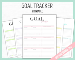 Printable Goal Tracker