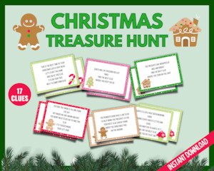 Gingerbread Christmas Treasure Hunt