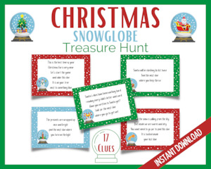 Christmas Snowglobe Treasure Hunt