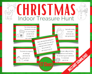 Christmas Indoor Treasure Hunt