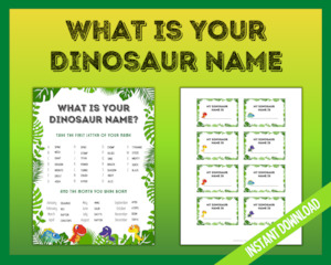 What is your Dinosaur Name